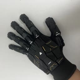 Gothic Techwear Exoskeleton Gloves 3D Printing Handmade Gluing Punk Mechanical Gloves Wearable Hand Armor Cosplay Props