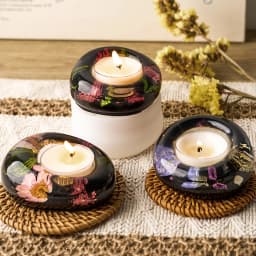 Round Bubble Candle Holder Silicone Mold DIY Irregular Tealight Candlestick Ornaments Making Plaster Concrete Resin Craft Molds