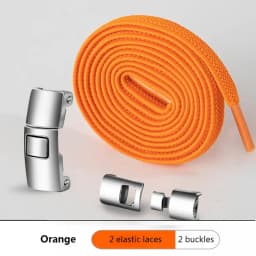 Interlock Buckle Elastic Shoe Laces No Tie Shoelaces for Sneakers Flat Shoelace Kids Adult Elastic Laces One Size Fits All Shoes