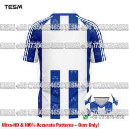 Men Red Retro Polo Collar Soccer Jersey 3D Print Short Sleeve T-shirt Breathable Football Training Tops Unisex Sports Streetw