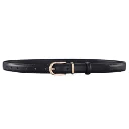 Women's Thin Leather Belt Personalized Alloy Buckle Simple Fashion High Quality Waistband Decorate Belt with Jeans Coat
