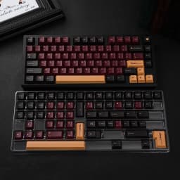Red Samurai Mechanical Keyboard GMK Keycap Spanish French Russian Arabic Japanese Abnt2 Korean German Cherry Profile PBT Keycaps