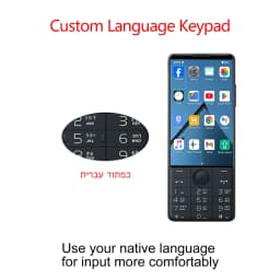 DOOV R70 4G Android Phone Google Play Smartphone Dual SIM 6GB RAM 128GB Storage 4.0" IPS Display Physical Keyboard Mobile Phone