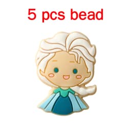 5pcs Silicone Cartoon Beads Pacifier Chain Baby DIY Care Nipple Chain Fittings