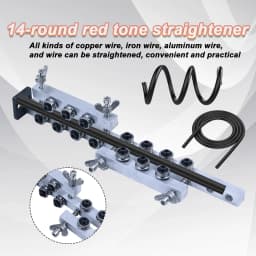 Manual Cable 7/10-Wheel Straightener 1-2.5MM Copper Stainless Steel Iron Wire Straightening Machine