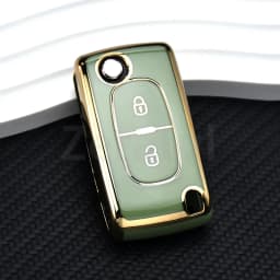For Citroen C2 C3 C4 C5 C6 Xsara Berlingo TPU Flip Remote Car Key Case Cover For Peugeot 207 307 308 407 607 807 Protector Fob