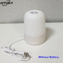 AITHEA Rechargeable Touch Sensor LED Night Light 3-Color Dimmable Portable Bedside Table Lamp for Bedroom Reading Room Decor