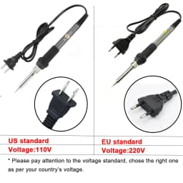 60W Adjustable Temperature Electric Soldering Iron EU 220V / US Plug IS110V Welding Iron DIY for Repairing