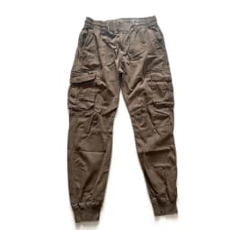 New Autumn Men's Cargo Pants Work Pants Outdoor Jogger Cotton Full Length Casual Trousers Straight Leg Spring Utility Pants