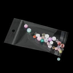 100pcs/Lot Various Sizes Transparent Bag Self Adhesive Plastic Hanging Opp Pouches Seal Gift Bag for Jewelry Display Storage Bag