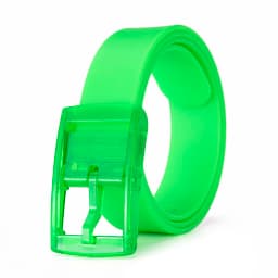 Universal Colored Silicone Candy Color Square Pin Buckle Belt Fashion Match Casual Pants Belt Trendy Women's Banquet Gifts