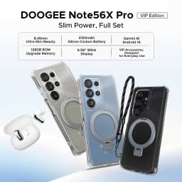 DOOGEE Note56X Pro Smartphone Android 16 32GB 128GB 6.56" HD+ Screen 6150mAh Battery 13MP+8MP Widevine L1 NFC Cell Phone
