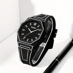 1pc Modern Minimalist Unisex Watch - Quartz Movement, Silicone Strap, Casual Fashion Watch for Men & Women