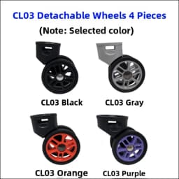 Universal Wheel Luggage Tool Box Wheel Bag Accessories Travel Suitcase Foot Wheel Luggage Carryon Spinner Wheel Removal