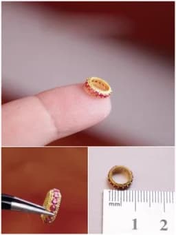 1/12 Doll Mini Jewelry Miniature Food Play Simulation Western Dowry Jewelry/Gems/Bracelets/Rings/Necklaces Doll Accessories