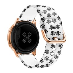 20mm Band For Samsung Galaxy Watch 4 5 44mm 40mm 4 classic accessories Sport Printed silicone bracelet Galaxy 5 pro 45mm strap