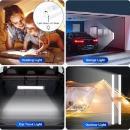 10-50cm USB Rechargeable LED Bar Lights Motion Sensor Night Light Portable Induction for Kitchen Cabinet Wardrobe Hallway