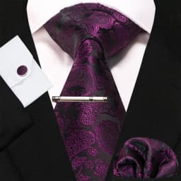 Blue Green Paisley Neck Ties For Men Luxury 8cm Wide Silk Wed Tie Pocket Square Cufflinks Tie Clips Set Christmas Gifts For Men
