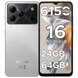 DOOGEE Note 56 VIP Edition latest smartphone Android 16 "battery 6150mAh 24go RAM (3 + 21) 64Go ROM Phone mobile
