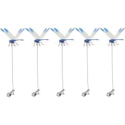 3-8PCS Simulation Dragonfly Clip 31cm Bug Deterrent Realistic Dragonfly Hat Clip Bug Repellent Dragonfly Home Garden Decor