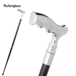 White T Wave Shape Walking Cane Fashion Decorative Walking Stick Gentleman Elegant Cosplay Cane Knob Crosier 93cm