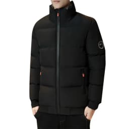 Winter Casual Jacket Men Stand Collar Warm Down Jacket Men Winter Thickened Collar Warmth Jacket Men Street Fashion Casual Coats