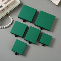 10pcs Paper Jewelry Gift Box For Ring Earrings Pendant Necklace Bracelet Stud Organizer Wedding Favors Jewellery Packaging Sack