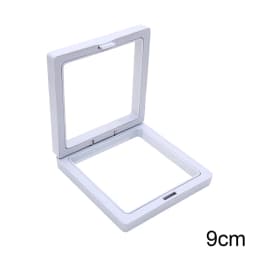 5Pcs 3D Floating Frame Jewelry Display Stand Shadow Box Ring Pendant Holder Stone Presentation Case Gift Box