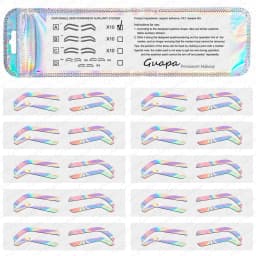 2024 Disposable Eyebrow Design Stencil Eyebrow Tint Airbrush Auxiliary Sticker for Brows Shaping with Single EyebrowsType Option