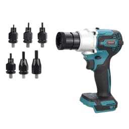 HIFESON Electric Rivet Gun Powerful Brushless Electric Submachine Gun Automatic Riveting Nut Gun Riveting Tool M3M4M5M6M8M10