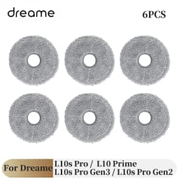 For Dreame L10s Pro Gen 3 / L10s Pro Gen 2 / L10s Pro / L10 Prime Robot Vacuum Spare Parts Main Side Brushes Mop Cloths Filters