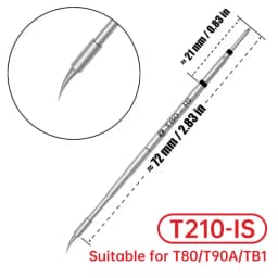 T90 T80 T80P Tip Soldering Iron Tip T12 Soldering Station Tip Kits T245 Lead Free Heating Core Welding Tools T210-I KU K IS Tip