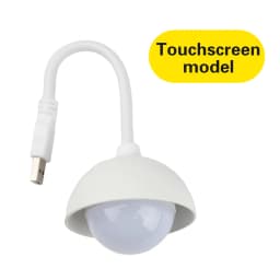 DC 5V USB Plug and Play Smart Night Light Portable Dimmable LED Bedside Lamp for Bedrooms Living Rooms and Outdoor Use