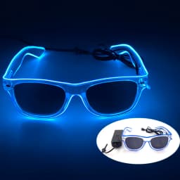 New Party Glasses Luminous Colorful LED Glasses Lighting Up Nightclub DJ Bar Music Dance Party Young Man Children Birthday Gift