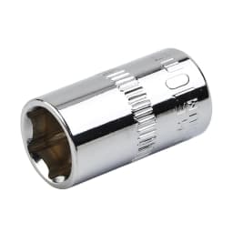 4pcs/set Socket Chrome Vanadium Steel 1/4Inch Drive 6-Point Socket 10mm Socket DIY Hand-making Household Maintenance Tool Silver
