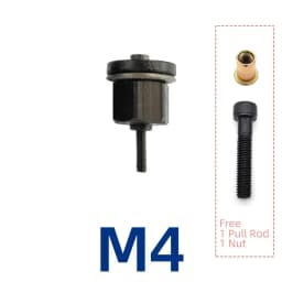 Rivet Nut Gun Head Riveter Adapter Tool Manual Riveter Rivnut Tool Accessory for Nuts M3 M4 M5 M6 M8 M10 Simple installation