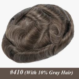 0.02-0.03MM Toupee Men Truly Ultra-Thin Microskin Male Hair Prosthesis Premier Toupee for Men Men's Wig 100% Human Hair System
