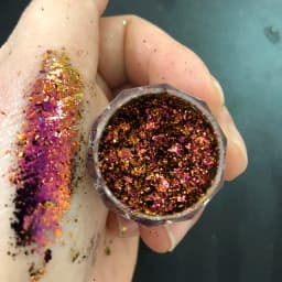 12 Colors Chameleon Glitter Flakes Irregular Untra-Thin Chameleon Yuki Glitter Sequins Mirror Effect Manicure Chameleon Sequins