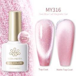 BORN PRETTY 10ml Auroras Glitter Cat Magnetic Gel Nail Polish Jelly Glass Bead Semi Permanent Soak Off UV LED Varnish Manicure
