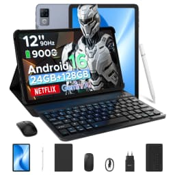 DOOGEE Android 16 U12 2 in 1 Tablet PC 12 inch Gemini AI 24GB(6 + 18) 128GB mAh Battery Widevine L1 bracket Wifi Tablet PC