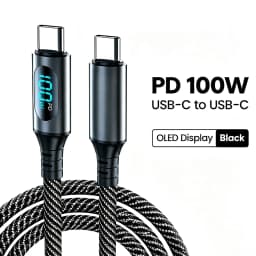 NNBILI USB Type C To Type C Cable 100W Display Fast Charging USB A to Type C Data Cable For Honor Oneplus Phone Charging 1m/2m