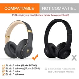Cooling Gel Replacement Ear Pads Cushions for Beats Studio 2 & Studio 3 Wired & Wireless Headphones, Studio3 Studio2 Earpads