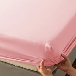 High Quality Fitted Sheet - Microfiber Soft Touch, Deep Pocket 25cm, Wrinkle Free Anti-Slip, Solid Color Twin/Full/Queen/King