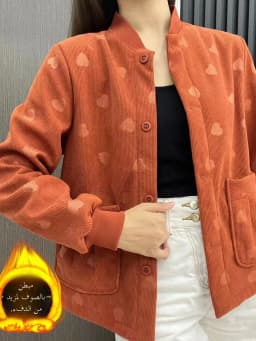 Autumn Winter Fleece Lined Baseball Jacket Loose Slimming Fashionable Versatile Women's Cotton Jacket Korean Style Commute