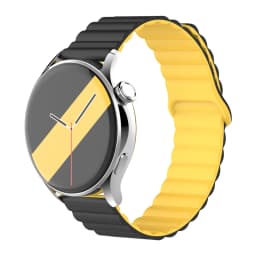 20mm 22mm Magnetic Loop For Samsung Galaxy watch 5 pro 7 6 4 Classic 42mm 46mm Silicone link bracelet huawei GT 2-2e-3-4 strap