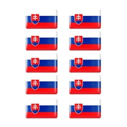 10pcs Epoxy Sweden Flags Sticker Car Interior Decoration Decal for VOLVO S40 S60 S80 S90 XC40 XC60 XC70 XC90 V40 V60 V70 Badge