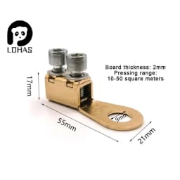 1PC Car Battery Clip Car Battery Terminals Thickened Wire Pure Copper Pile Head Terminal Chuck Replacement