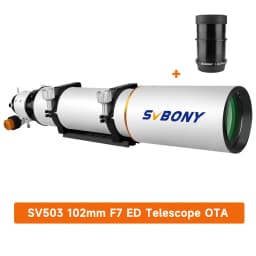 Svbony SV503 Astro Telescope 70/80/102ED Extra Low Dispersion Achromatic Refractor OTA For Exceptional Viewing Astrophotography