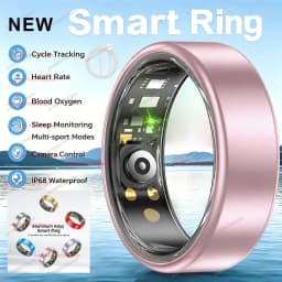 R10 Smart Ring with Charging Case Multi-color Ring Men Women Health Sleep Heart Rate Monitoring IP68 Waterproof Multi-sport Mode