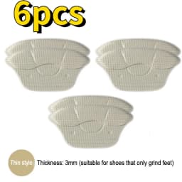 4/6pc High Heel Pads Shoes Women Inserts Heels Stickers Heel Protector Pad Shoe Adjust Size Heel Liners Cushion Insert Accesorie